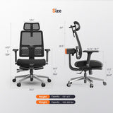 Gamingstoel Newtral MagicH-BPro Zwart