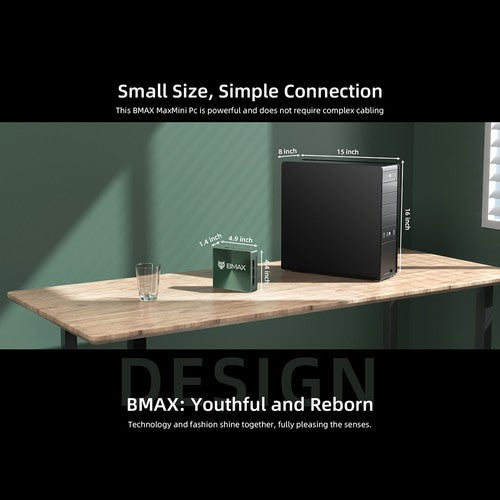 BMAX B6 Plus mini-pc, Intel Core i3-1000NG4 tot 3,2 GHz