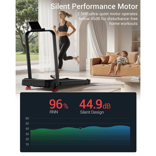 ROBORE U18F opvouwbare loopband met 15% hellingshoek, maximale snelheid 10,5 km/u