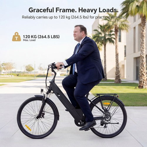 Touroll J2 ST Pro elektrische fiets, 450W piekvermogen motor, 45Nm koppel, 36V 15.6Ah
