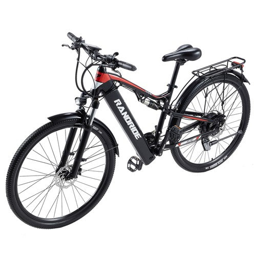 RANDRIDE YG90B-29 elektrische fiets, 1000 W, 48 V 17 Ah batterij, 45 km/u