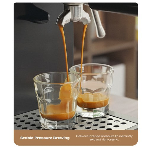 HiBREW H20 All-in-One Koffiemachine met Ingebouwde Koffiemolen, Dubbele Warme & Koude Extractie