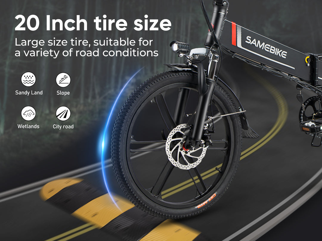 SAMEBIKE 20LVXD30-II Opvouwbare elektrische fiets