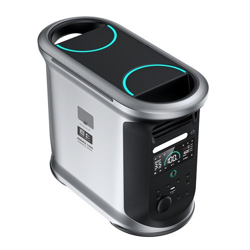 Ampace Andes 1500 draagbare powerstation, 1462Wh LiFePO4, 2400W