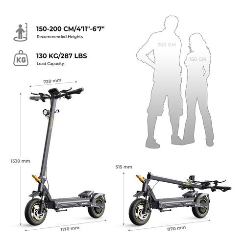 Ausom K20 elektrische scooter 1100W
