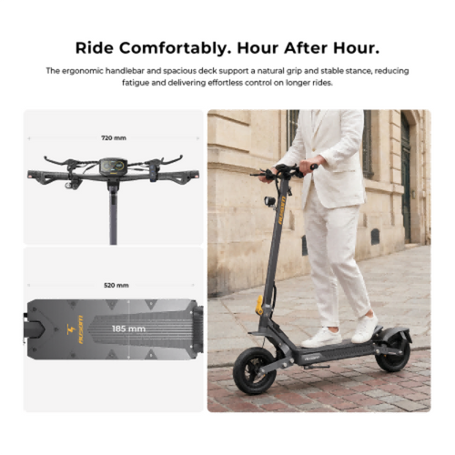 Ausom Gosoul 2 elektrische scooter, 800W motor, 48V 13Ah