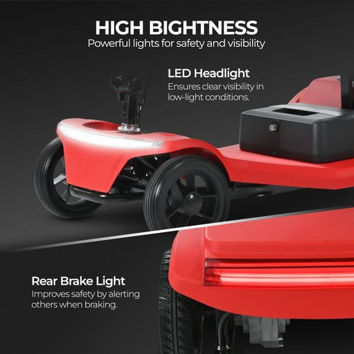 Sweetrich S2 Scootmobiel, 250W Motor, 24V 12Ah