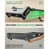 AKLUER H1-B Loopband met 13% Automatische Helling, 2.5 PK Stille Motor