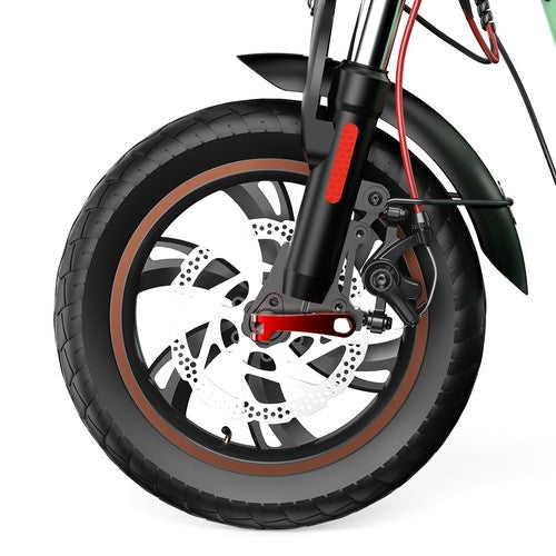 iScooter i12 elektrische scooter met zitje en achtermand, 500W