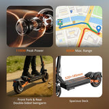 Fynzo S11 Opvouwbare Elektrische Scooter, 1100W Piekvermogen Motor, 48V 15.6Ah