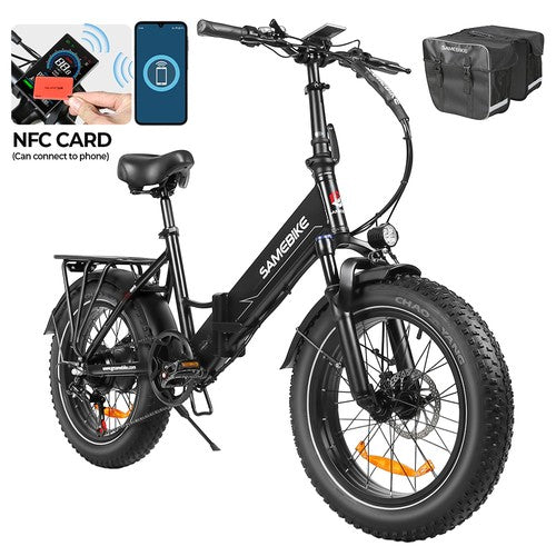 SAMEBIKE LOTDM200-II-FT Opvouwbare elektrische fiets 750W