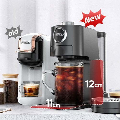 HiBREW H3C 3-in-1 capsulekoffiezetapparaat, 20 bar pomp