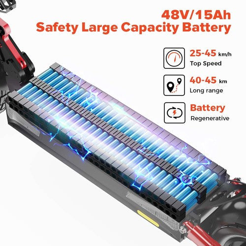 iScooter iX4 10-inch elektrische scooter 800W