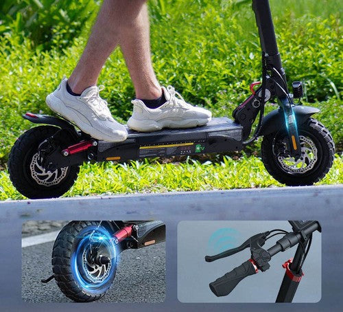 iScooter iX3 opvouwbare elektrische scooter met luchtbanden 800W