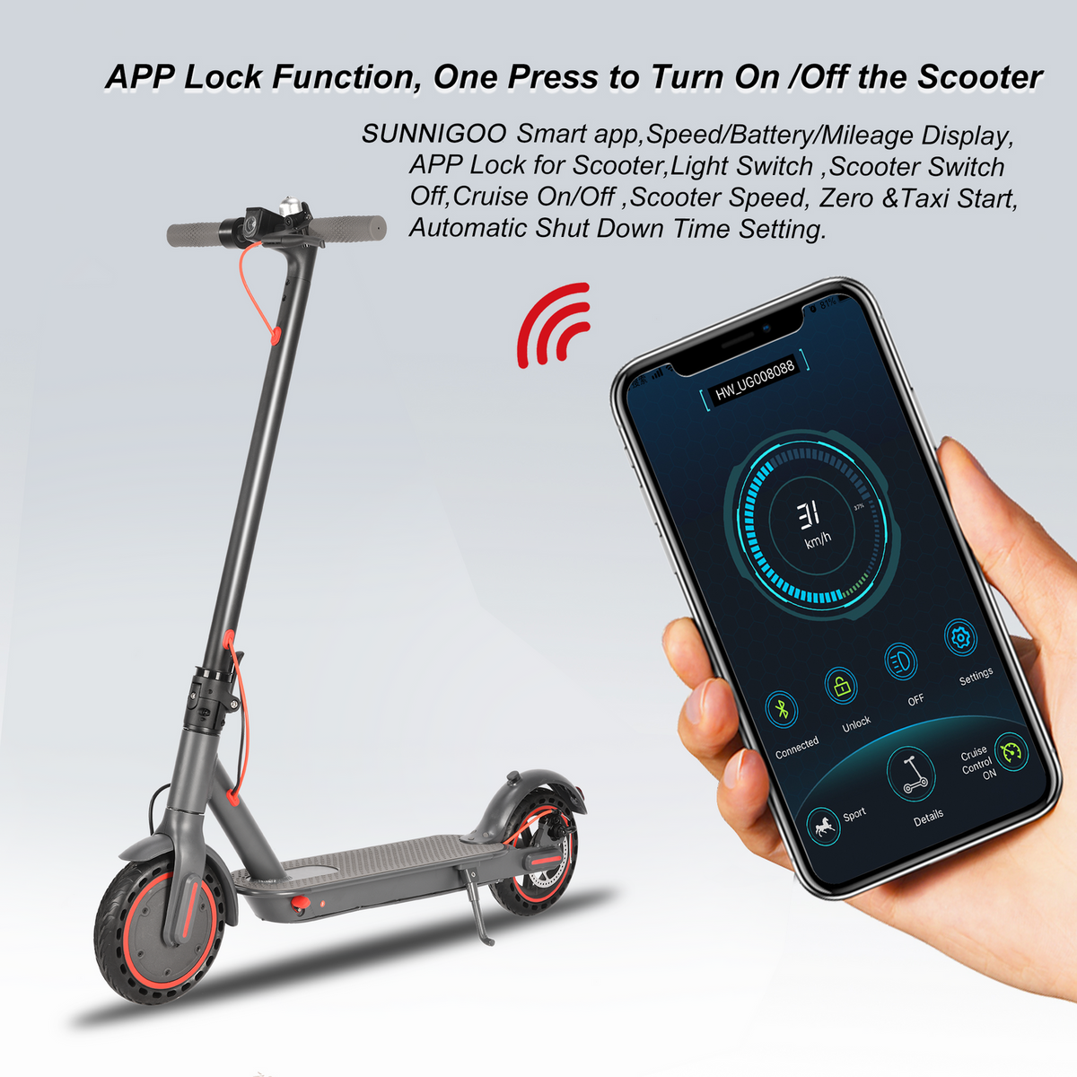 SUNNIGOO N7PRO | 350W Opvouwbare Elektrische Scooter