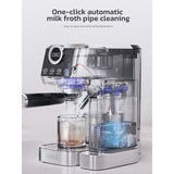 HiBREW H13A 3-in-1 halfautomatische koffiemachine met 6 koffiestanden