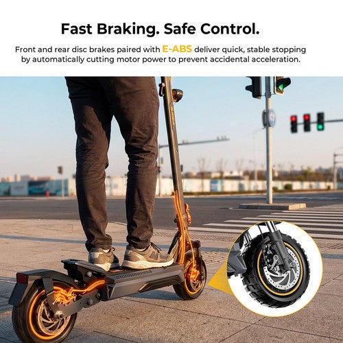 Ausom K20 Pro Elektrische Scooter met dubbele motor 1000W*2