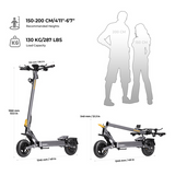 Ausom Gosoul 2 elektrische scooter, 800W motor, 48V 13Ah