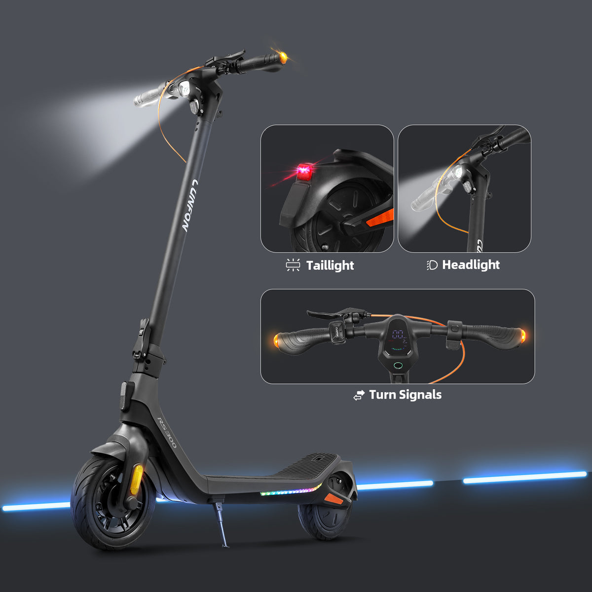 Cunfon RS300 elektrische scooter 500W