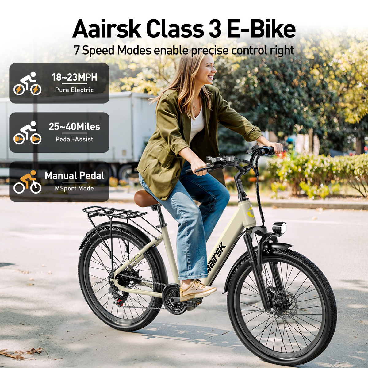 AAIRSK SU7 ELEKTRISCHE STADSFIETS