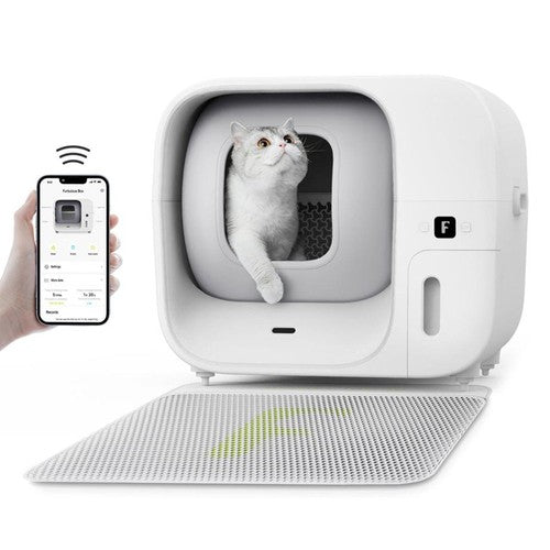 Furbulous automatische zelfreinigende en zelfopbergende kattenbak