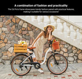 DYU C6 Pro elektrische fiets, 250W motor, 36V 15.6Ah