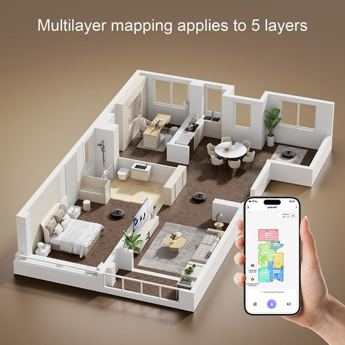 Teendow D10S robotstofzuiger met LDS Smart Navigation