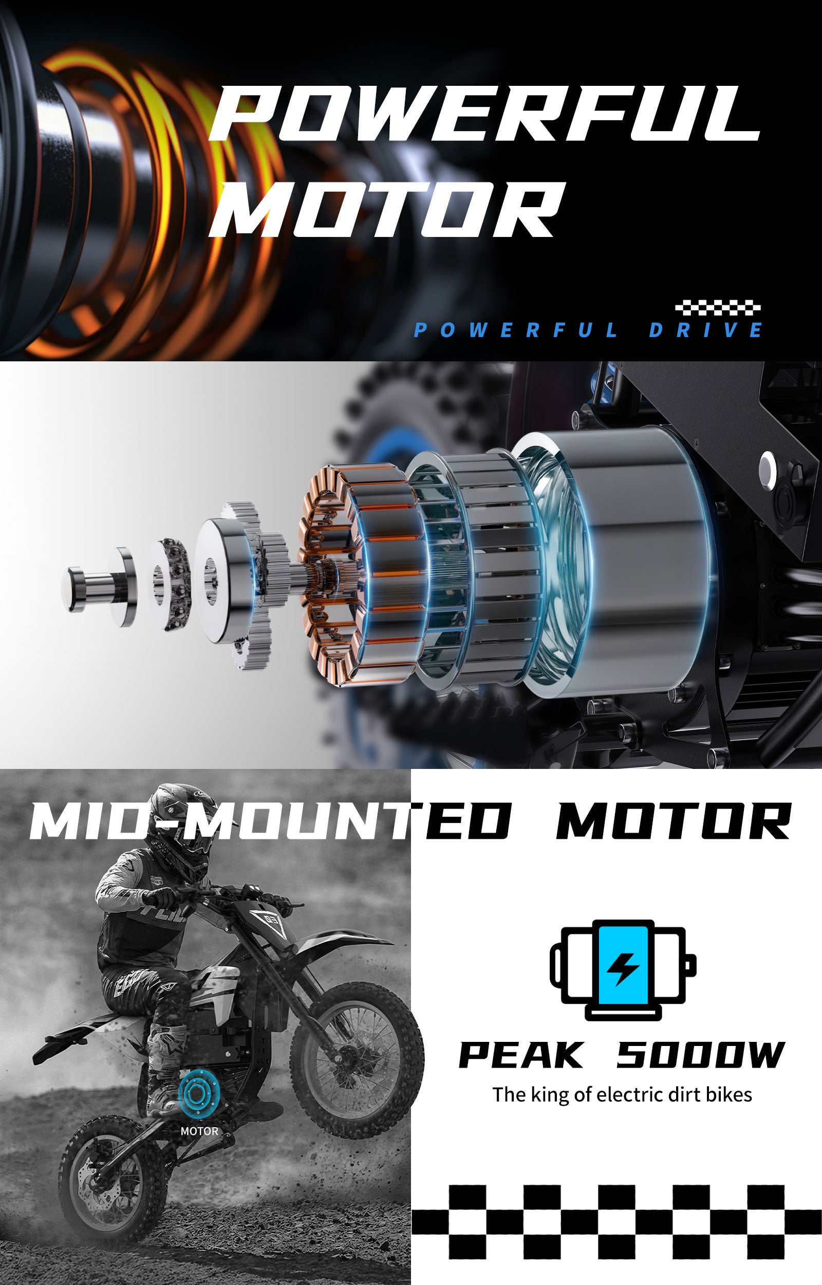 ZAWES S3 elektrische fiets TERREIN