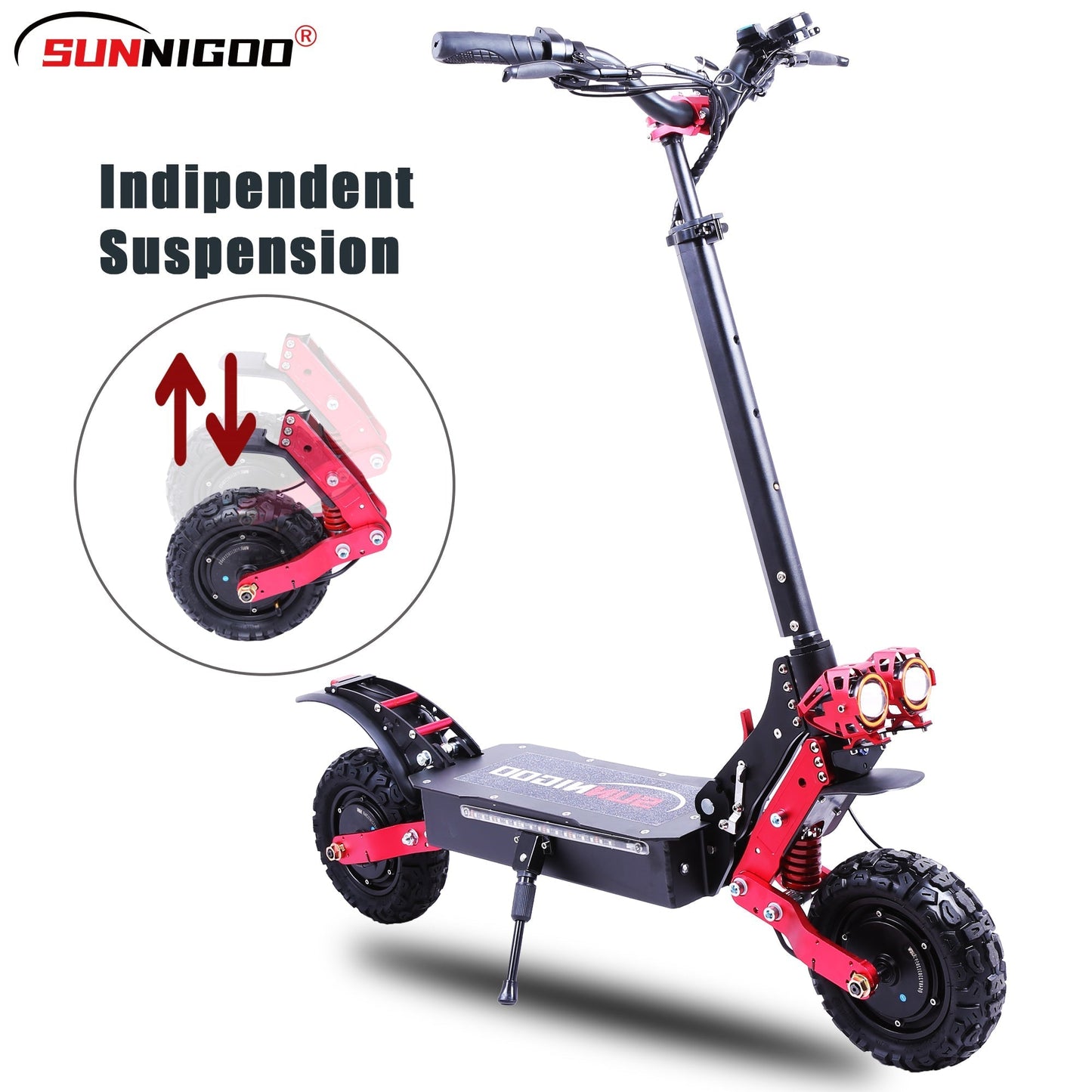 Elektrische scooter ES-X7 1800W*2 dubbele motor