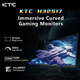 KTC H32S17 32 inch 1500R gebogen gamingmonitor