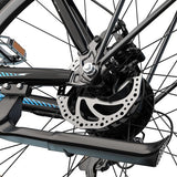 FENGQS Q8 elektrische fiets, 750W motor, 48V 17,5Ah, 50 km/u