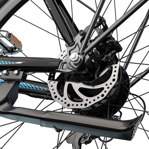 FENGQS Q8 elektrische fiets, 750W motor, 48V 17,5Ah, 50 km/u