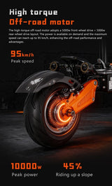 BOYUEDA M2 elektrische step, 10000W dubbele motor, 95km/u