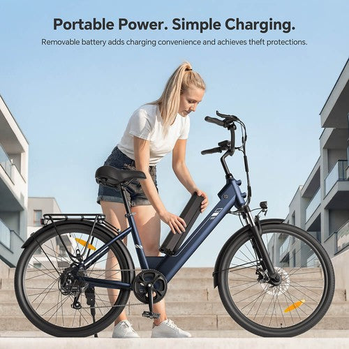Touroll Roamer 2 ST elektrische fiets met lage instap, 250W motor, 36V 15.6Ah
