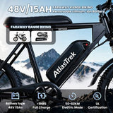 AtlasTrek V8 Max elektrische fiets 48V 15Ah 500W